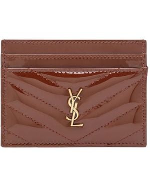 Saint Laurent Wallets &Amp; Cardholders - Braun