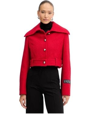 Patou Tweed Jackets - Rosso