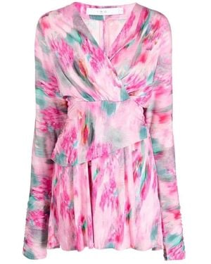 IRO Kleedjes ,Roze ,Midi Kleedjes