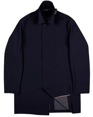 Montecore Single-Breasted Coats - Blue