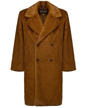 Drole de Monsieur Double-Breasted Coats - Marrone