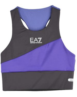 EA7 Tops ,Veelkleurig ,Sleeveless Top - Blauw
