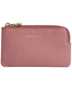 Coccinelle Accessoires ,Roze ,Katoen C-Me Softy Portemonnee - Rood