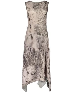 Desigual Midi Dresses - Brown