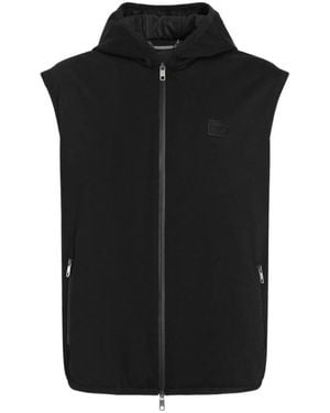 Dolce & Gabbana Logo Patch Vest - Zwart