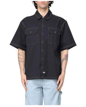 Dickies Vielseitiges Sand Button-Up Hemd - Schwarz