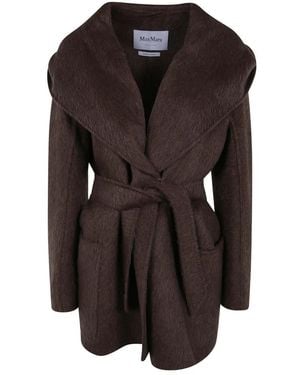 Max Mara Belted Coats - Marrón