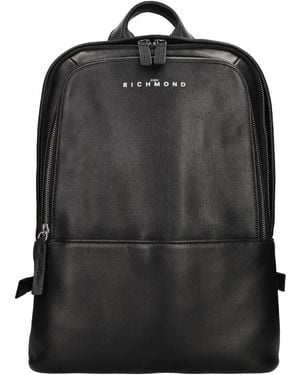 John Richmond Backpacks - Black