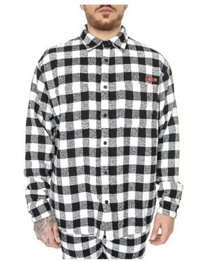 Dickies Overhemden ,Veelkleurig ,Katoen Primavera Estate Shirt - Blauw