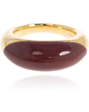 LIE STUDIO Accessoires ,Geel ,Leer The Beatrice Ring - Paars