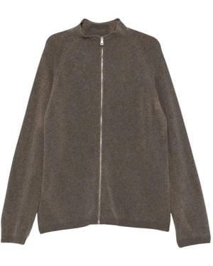 Our Legacy Truien & Vesten ,Bruin ,Wol Zip Cardigan - Grijs