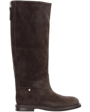 Poeve Schoenen ,Bruin ,Leer Eve Ritslaarzen