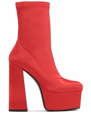 Kazar Heeled Boots - Rood