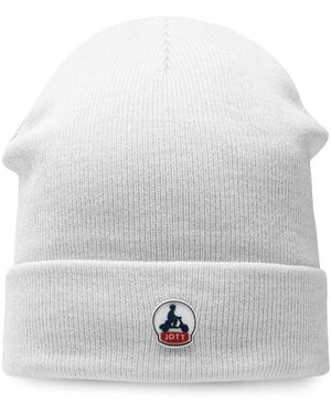 J.O.T.T Accessoires ,Wit ,Stijlvolle Beanie Muts