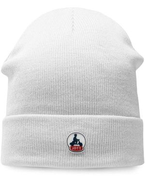 J.O.T.T Accessoires ,Wit ,Stijlvolle Beanie Muts