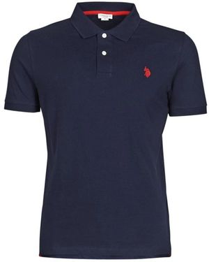 U.S. POLO ASSN. Casual Sport Polo Shirt Mit Logo - Blau