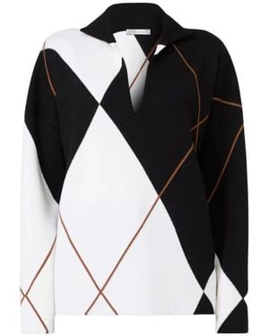 Max Mara Truien & Vesten ,Veelkleurig ,Wol Sala Sweater - Zwart