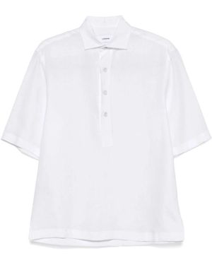 Lardini Short Sleeve Shirts - White