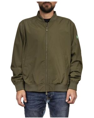 Save The Duck Jassen ,Groen ,Nylon Olen Bomberjack