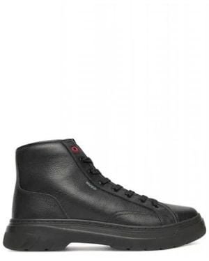 HUGO Lace-Up Boots - Black