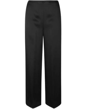 forte_forte Wide Trousers - Black