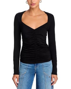 Veronica Beard Long Sleeve Tops - Black