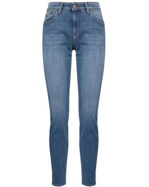 Tommy Hilfiger Jeans ,Blauw ,Katoen Skinny Jeans