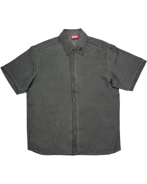 DIESEL Short Sleeve Shirts - Gris