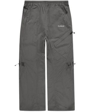 flâneur Straight Trousers - Grigio