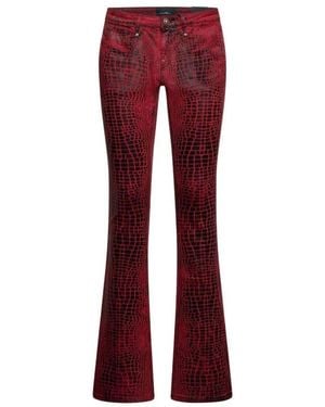 John Richmond Flared Jeans - Rouge