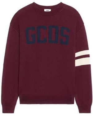 Gcds Round-Neck Knitwear - Viola
