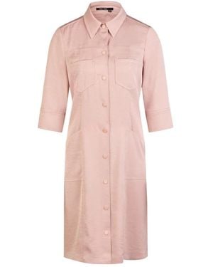 MARC AUREL Kleid Mit Aufgenähten Taschen Und Druckknopfverschluss - Pink