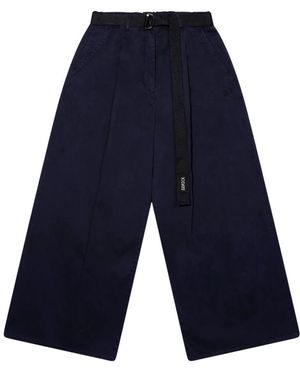 10Days Wide Trousers - Blauw