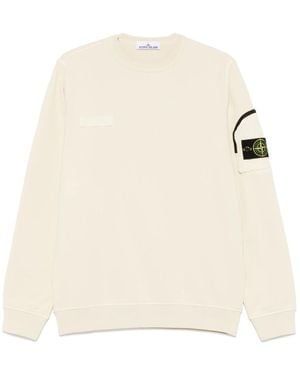 Stone Island Sweatshirts - Natural