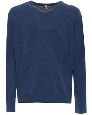 Sergio Tacchini V-Neck Knitwear - Blu