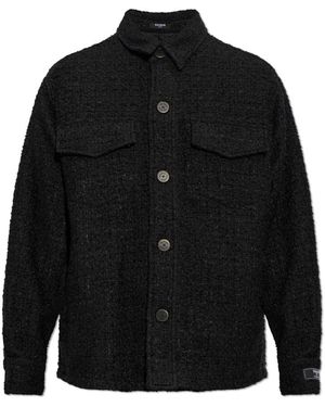 Balmain Tweed Jackets - Black