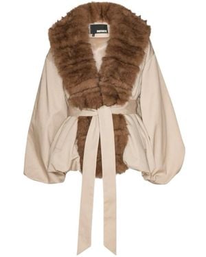 ROTATE BIRGER CHRISTENSEN Faux Fur & Shearling Jackets - Marron