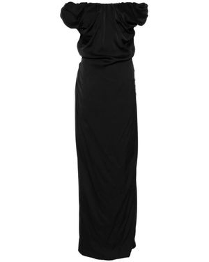 Vivienne Westwood Schwarzer Off-Shoulder Gerader Rock