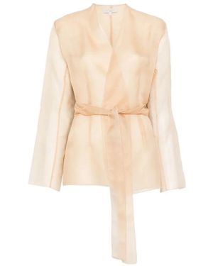 Antonelli Overhemden ,Elia V-Hals Blouse - Naturel
