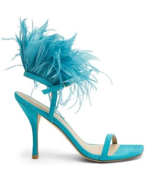Stuart Weitzman Plume 100 sandal - Azul