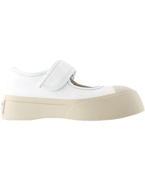 Marni Mary Jane Sneaker - Naturel