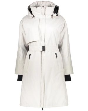 Herno Elegante Daunenjacke Mit Gürtel - Natur