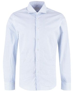 THE (Alphabet) Formal Shirts - Bleu