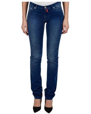 Kiton Skinny Jeans - Blauw