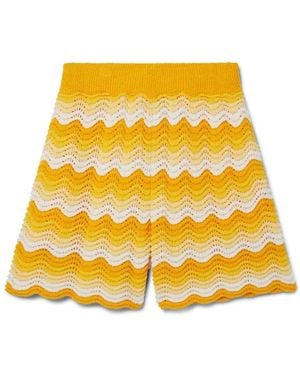CASABLANCA Short Shorts - Jaune