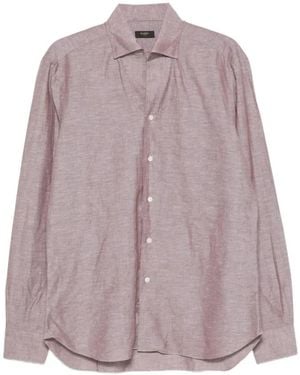 Barba Napoli Casual Shirts - Purple