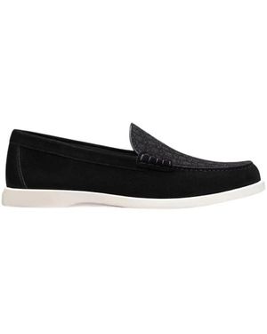 Dior Schwarze Loafer Schuhe