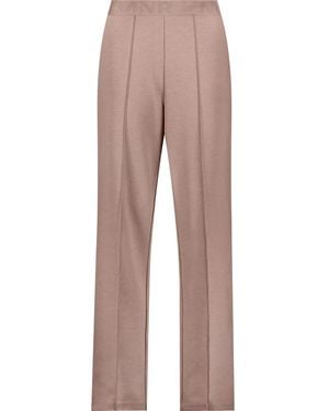 Monari Straight Hosen - Braun