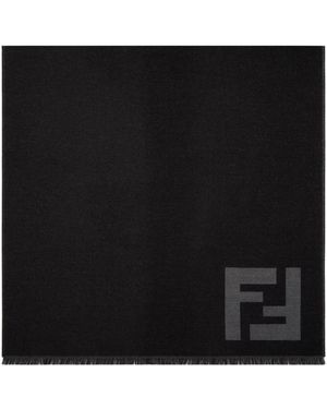 Fendi Accessoires ,Zwart ,Echarpe E26