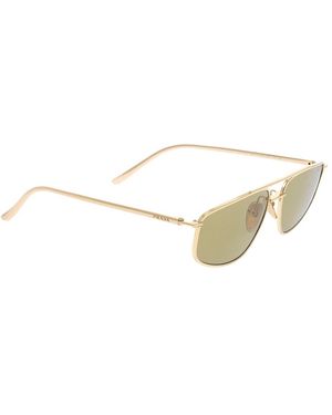 Prada Accessoires ,Geel ,Zonnebril - Wit